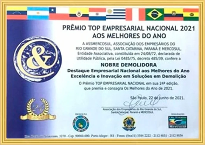 Prêmio Top Empresarial Nacional, Os Melhores do Ano